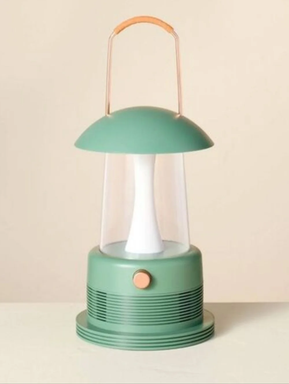 Hearth And Hand Retro Portable Bluetooth Speaker LED Lantern In Sage Green
